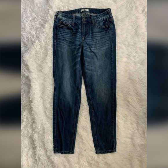 Hollister 1 Skinny Jeans 👖 Medium Dark Wash - Picture 1 of 2